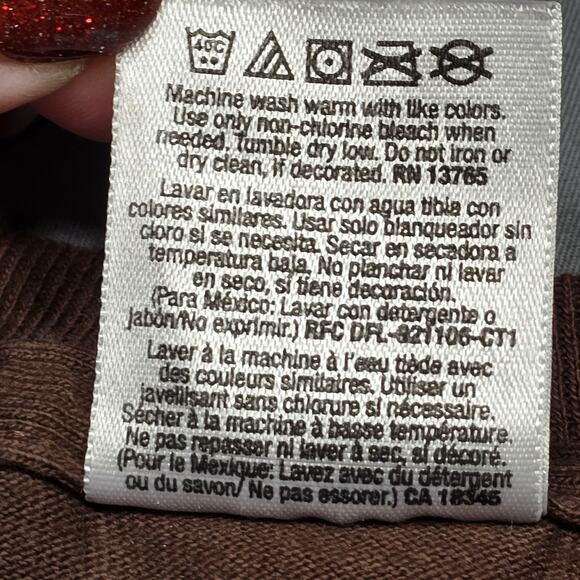 Friday 13th Brown T-Shirt Funny Graphic Art Classic Short Sleeve Crew Men Size L - Picture 9 of 9